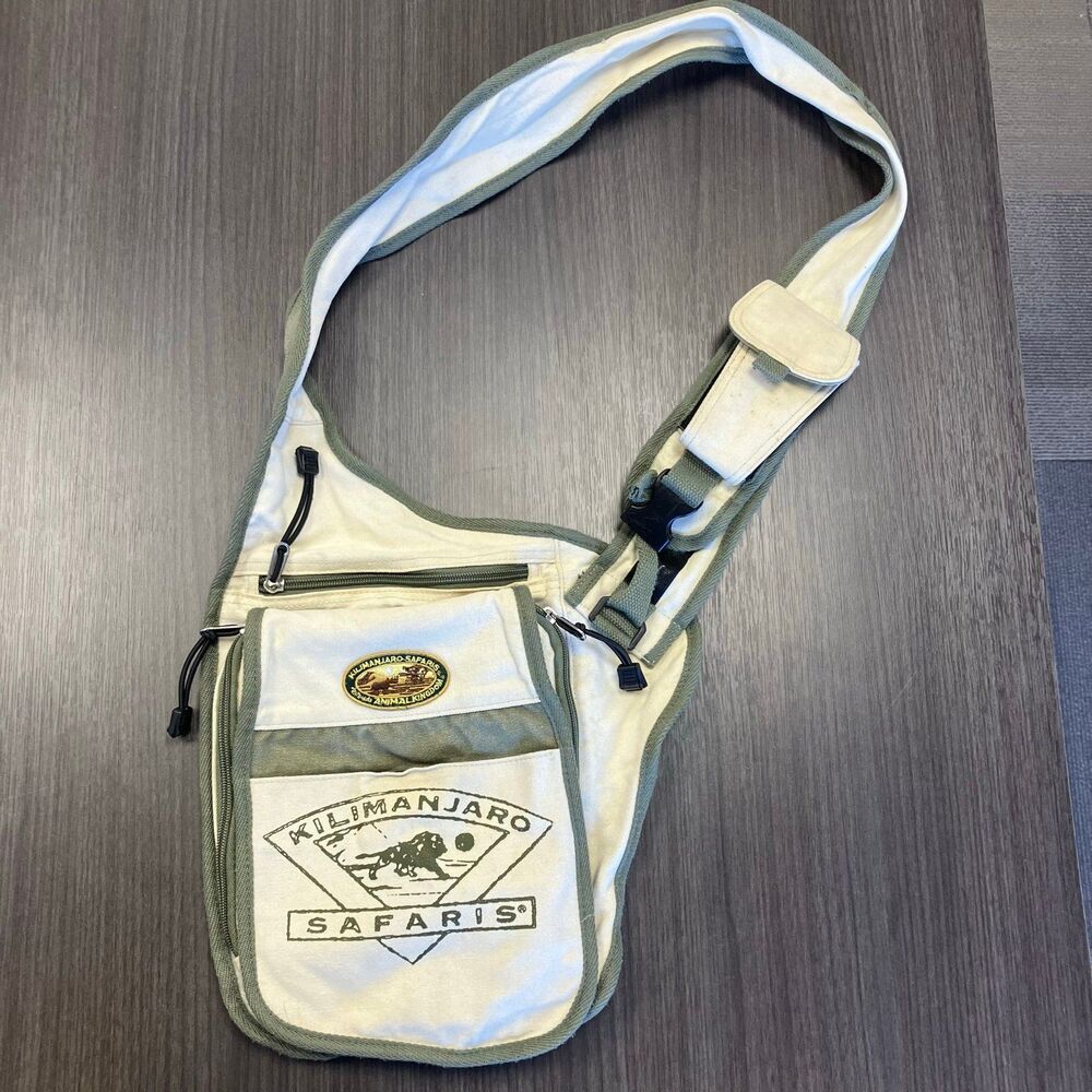 Vintage Disney World Animal Kingdom Kilimanjaro Safaris Messenger Bag Sling Pack - Picture 1 of 12